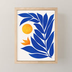 Indigo Garden Sunset Mini Art Print Gallery Image 1