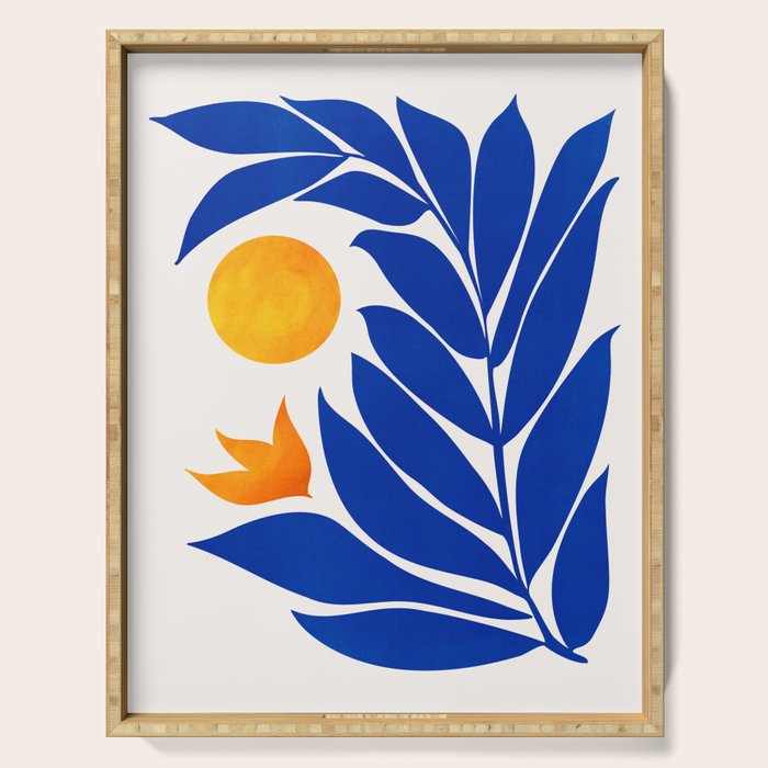 Indigo Garden Sunset Serving Tray Gallery Image 1