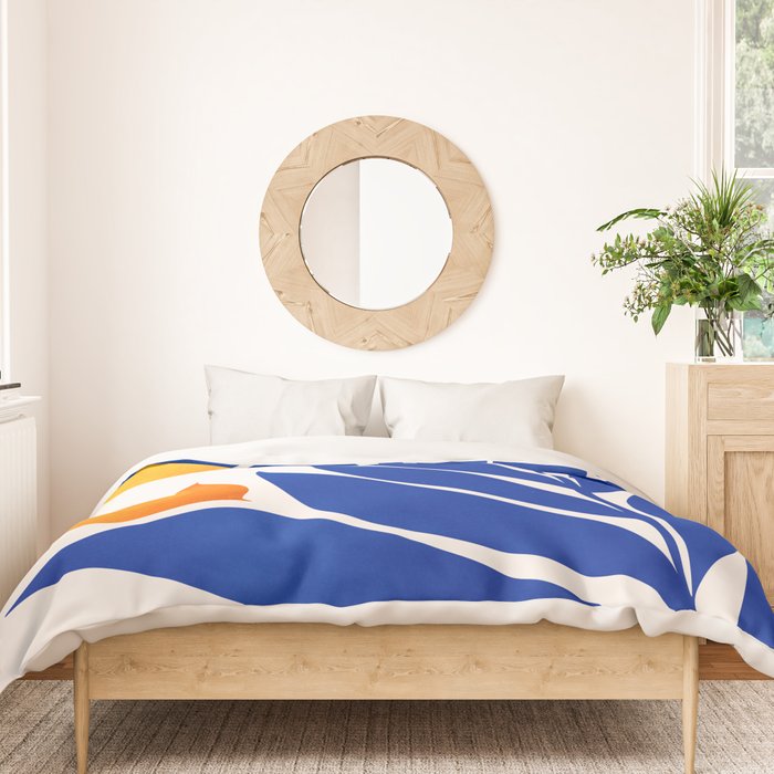 Indigo Garden Sunset Duvet Cover Gallery Image 3