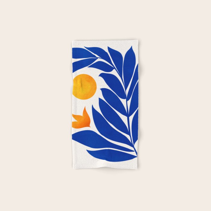 Indigo Garden Sunset Bath Towel Gallery Image 1