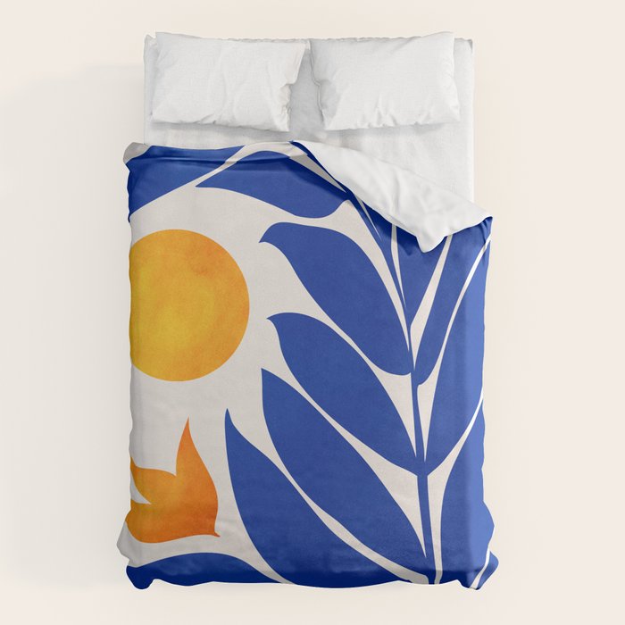 Indigo Garden Sunset Duvet Cover Gallery Image 6