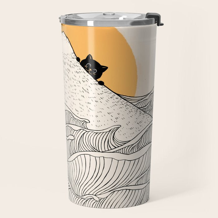 Good Morning Meow 1 Travel Mug Gallery Image 2