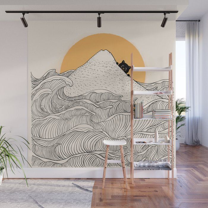 Good Morning Meow 1 Wall Mural Gallery Image 1