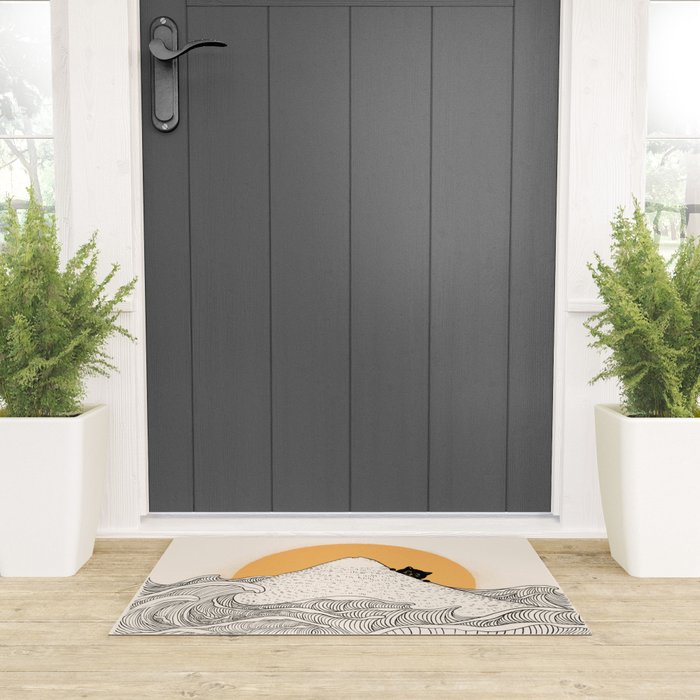 Good Morning Meow 1 Welcome Mat Gallery Image 3