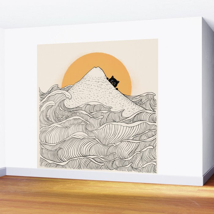 Good Morning Meow 1 Wall Mural Gallery Image 2