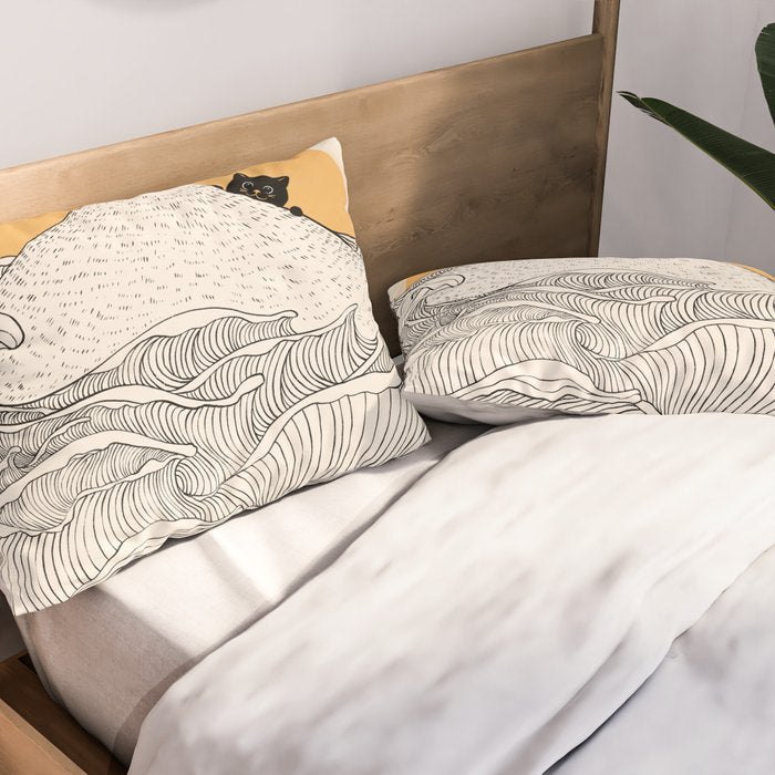 Good Morning Meow 1 Pillow Sham Gallery Image 2