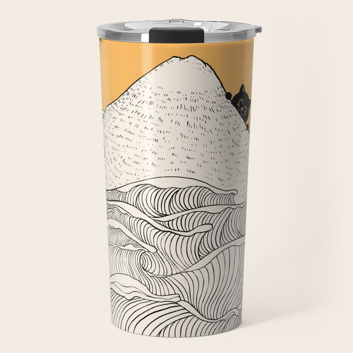 Good Morning Meow 1 Travel Mug Gallery Image 1