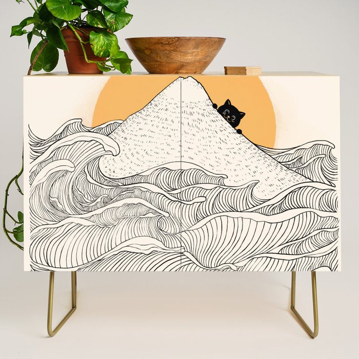 Good Morning Meow 1 Credenza Gallery Image 1