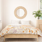 Colorful abstract flower art pattern Duvet Cover Gallery Image 3