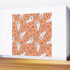 Pastel Ghost Print in Peach Wall Mural Gallery Image 2