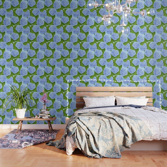 Blue hydrangea watercolor  Wallpaper Gallery Image 3
