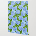 Blue hydrangea watercolor  Wallpaper Gallery Image 2