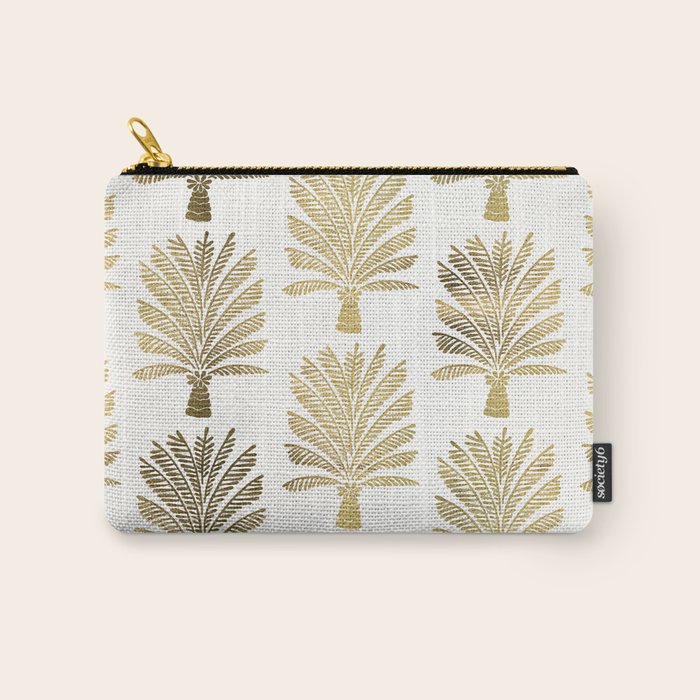 Palm Tree - Gold Palette Carry All Pouch Gallery Image 1