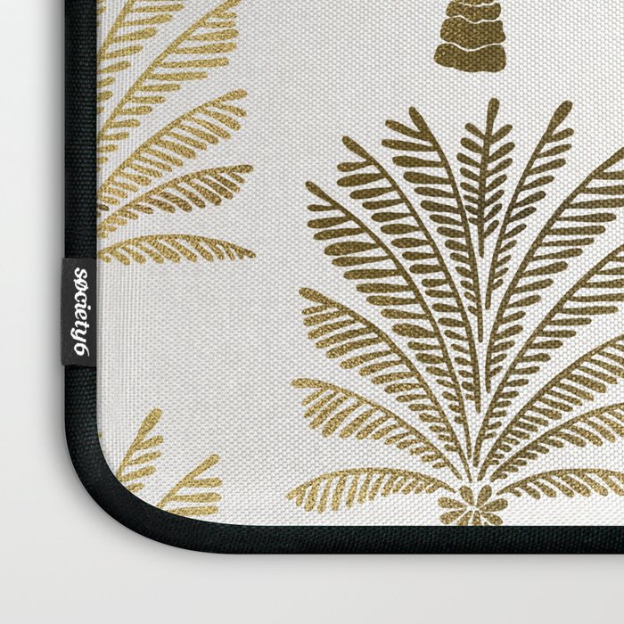Palm Tree - Gold Palette Laptop Sleeve Gallery Image 3