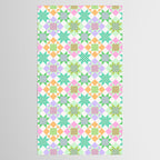 Checkerboard Quilt - Pastel Colors Tablecloth Gallery Image 2