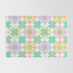 Checkerboard Quilt - Pastel Colors Rug Gallery Image 2