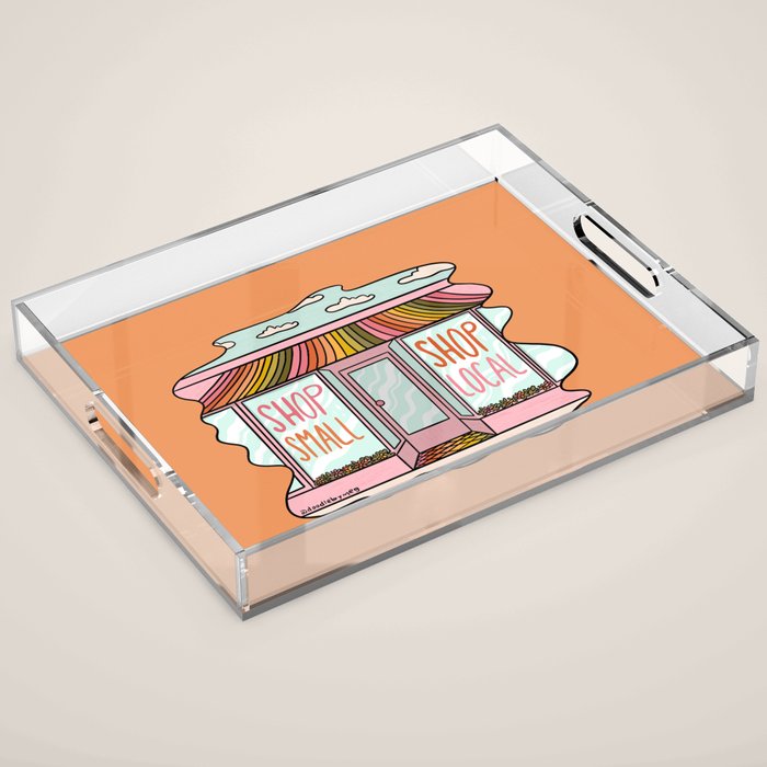 Shop Local Shop Small Acrylic Tray Gallery Image 1