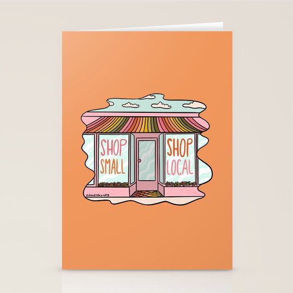 Shop Local Shop Small Stationery Card Gallery Image 1