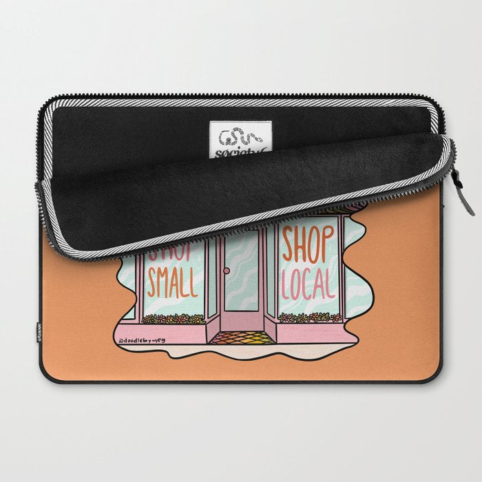 Shop Local Shop Small Laptop Sleeve Gallery Image 2