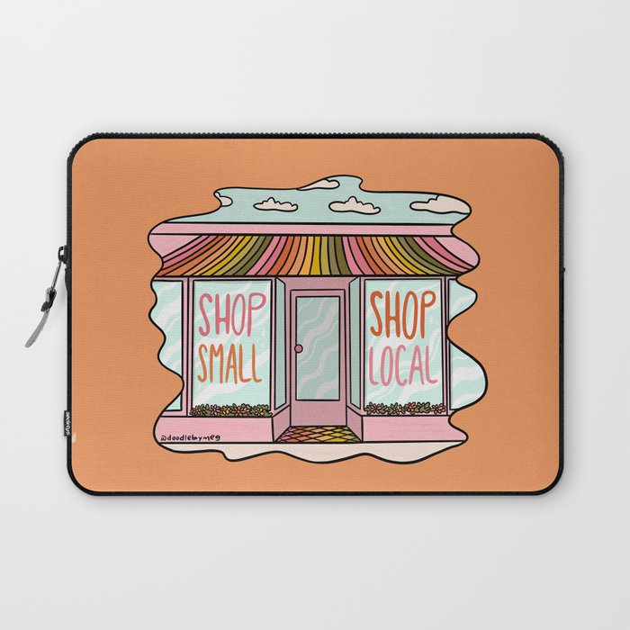 Shop Local Shop Small Laptop Sleeve Gallery Image 1