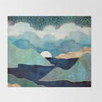 Ocean Clouds Throw Blanket Gallery Image 2