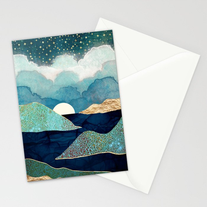 Ocean Clouds Stationery Card Gallery Image 2