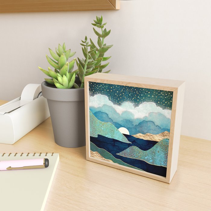 Ocean Clouds Mini Art Print Gallery Image 2