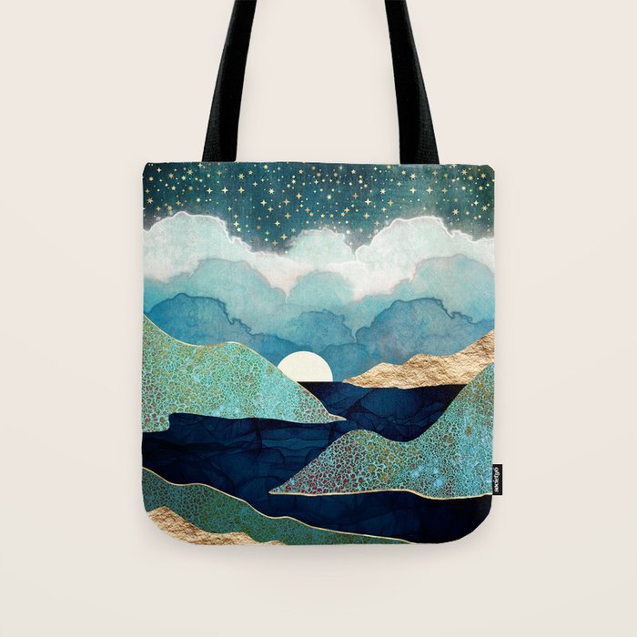 Ocean Clouds Tote Bag Gallery Image 1