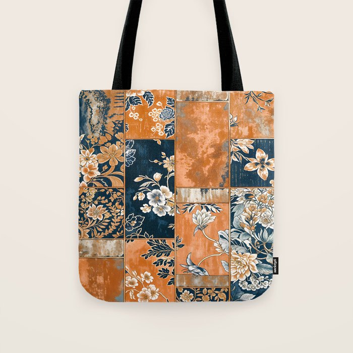 Floral Patches of Yesteryear Tote Bag Gallery Image 1