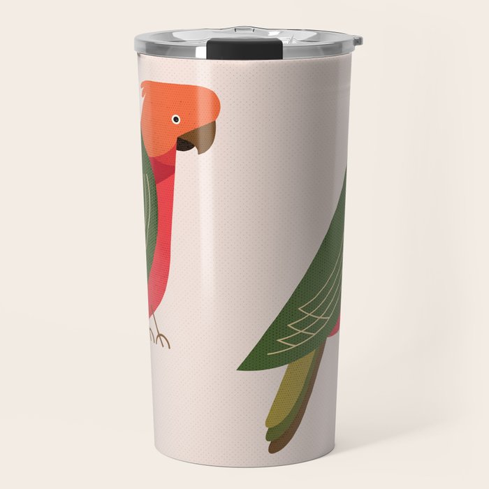 Whimsy Australian King Parrot Travel Mug Gallery Image 1