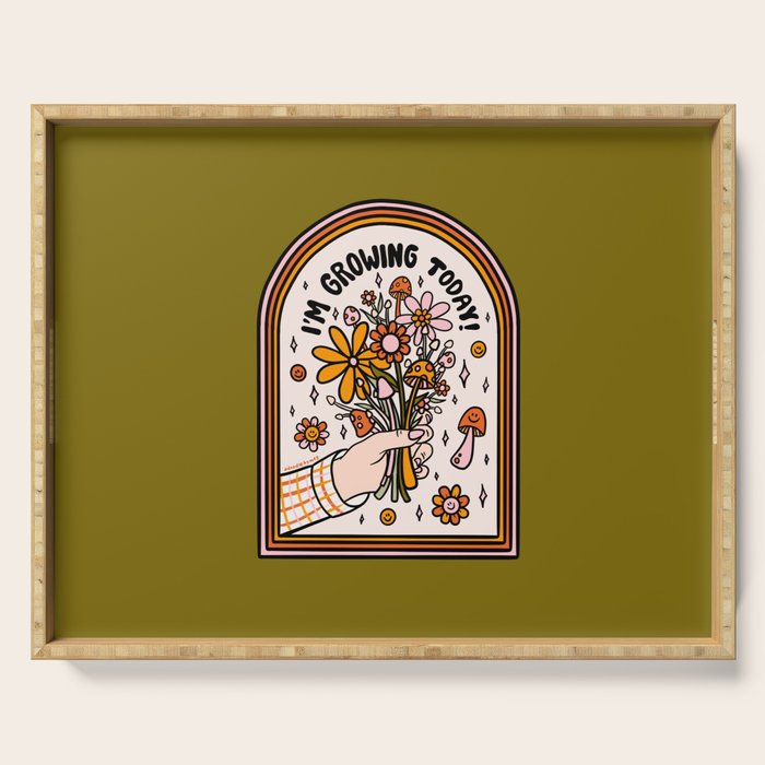 I'm Growing Today Serving Tray Gallery Image 1