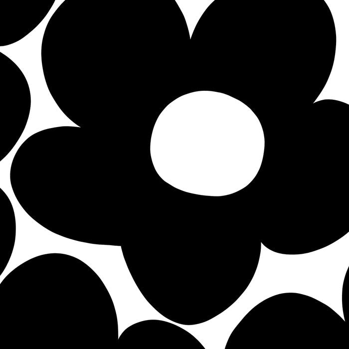 Black & White Retro Daisies #1 #decor #art #society6 Coffee Mug Gallery Image 2