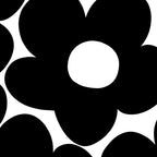 Black & White Retro Daisies #1 #decor #art #society6 Coffee Mug Gallery Image 2