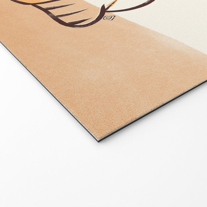 Adorable French Bulldog - Playful Dog Design in Neutral Tones Welcome Mat Gallery Image 2