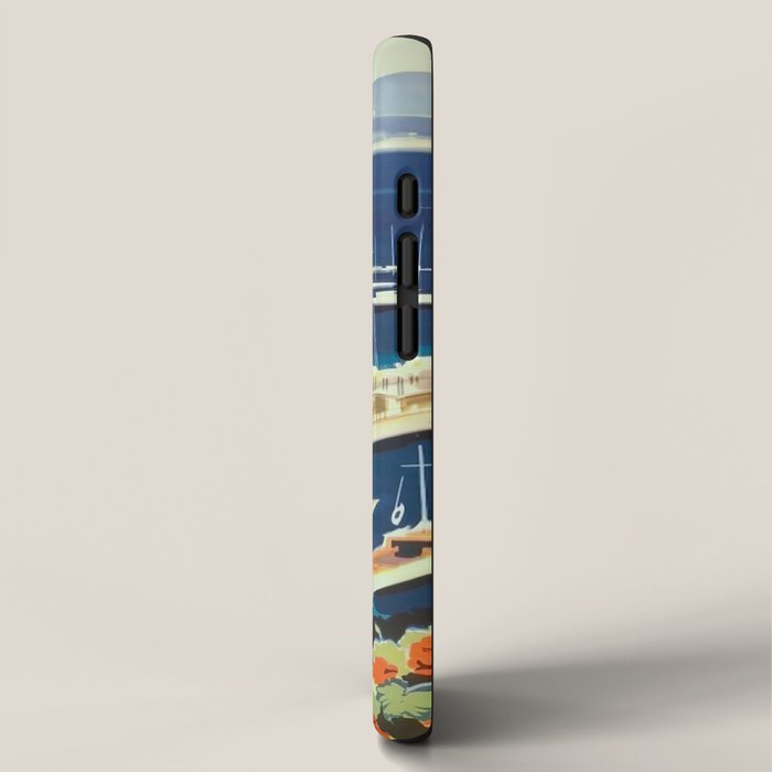 Greece Mid Century Travel Poster iPhone Case Gallery Image 2