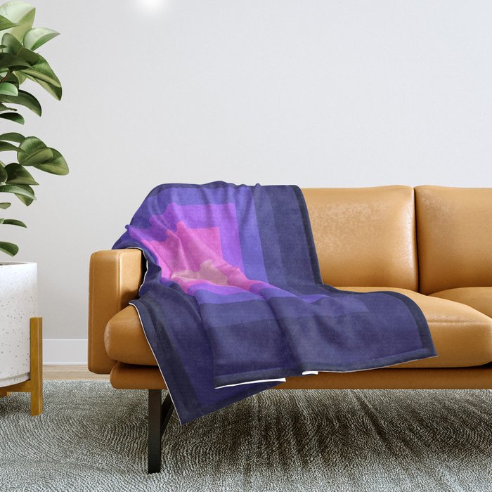 magical light gradient  Throw Blanket Gallery Image 1