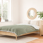 Chinoiserie Sage Green Cherry Blossom Bird Garden Duvet Cover Gallery Image 2