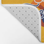 Zero F*cks Given - Yellow & Blue Palette Bath Mat Gallery Image 2