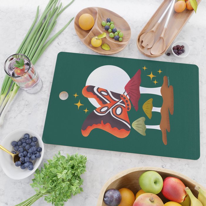 Moth - Crepuscular Critters Cutting Board Gallery Image 2