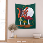 Moth - Crepuscular Critters Wall Tapestry Gallery Image 2