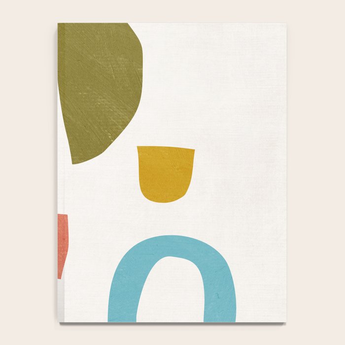 Modern Minimalist Shapes Digital Cut Out Artwork Notebook Gallery Image 4