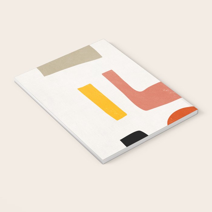 Modern Minimalist Shapes Digital Cut Out Artwork Notebook Gallery Image 3