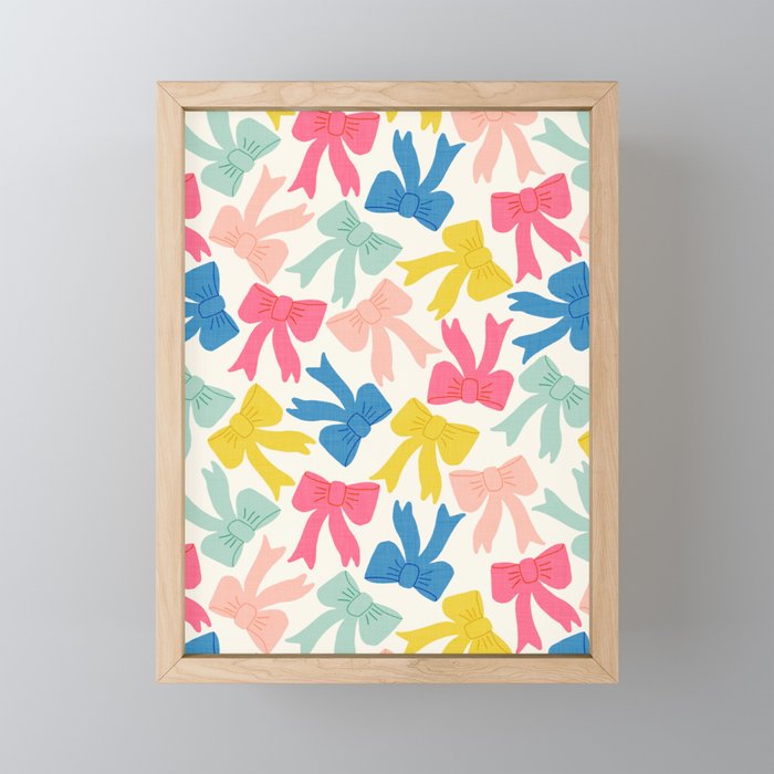 Cheery Bows Mini Art Print Gallery Image 1