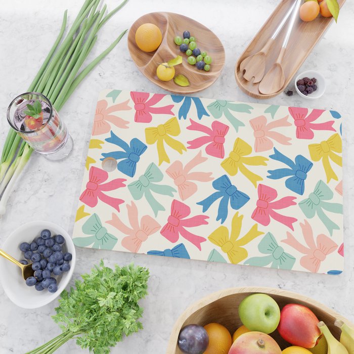 Cheery Bows Cutting Board Gallery Image 2
