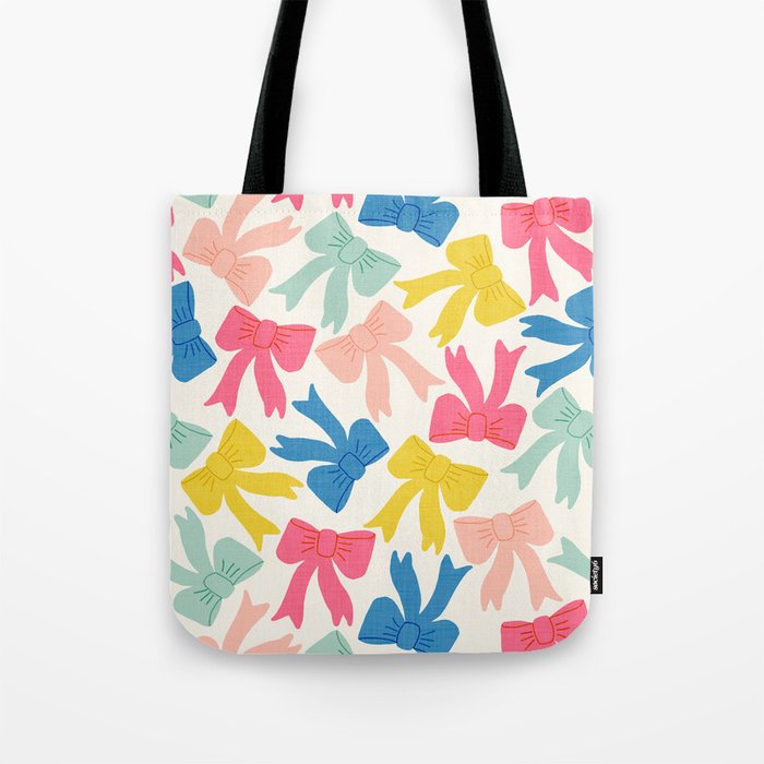 Cheery Bows Tote Bag Gallery Image 1