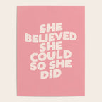 She Believed She Could So She Did Poster Gallery Image 4