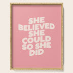 She Believed She Could So She Did Serving Tray Gallery Image 1