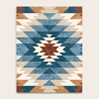 Aztec Pattern Blue Colors Notebook Gallery Image 4