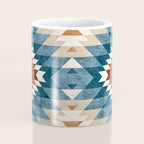 Aztec Pattern Blue Colors Coffee Mug Gallery Image 4