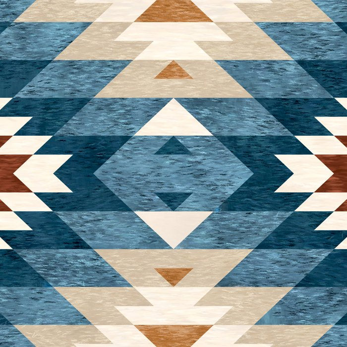 Aztec Pattern Blue Colors Coffee Mug Gallery Image 2